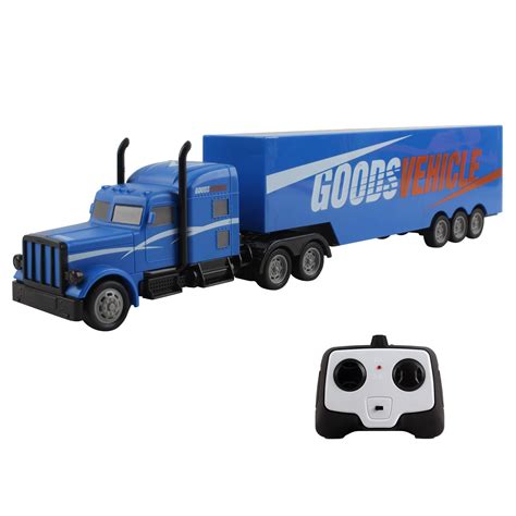 vokodo rc semi truck  trailer   ghz fast speed  scale