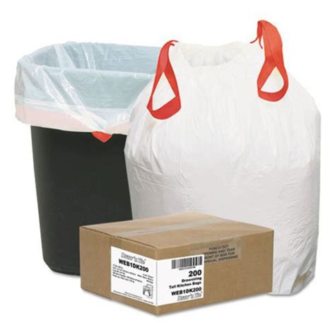 13 Gallon Trash Garbage Bags 200 Bx 9 Mil