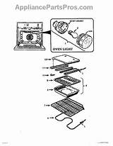 Parts Oven Removable Thermador Appliancepartspros sketch template
