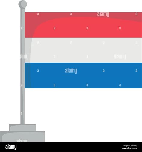 national flag of netherlands vector illustration stock vector image
