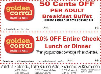 printable coupons golden corral coupons