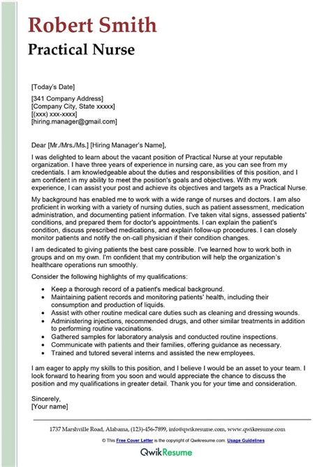 psychiatric nurse practitioner cover letter examples qwikresume