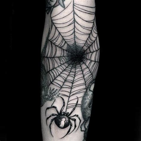 spider web tattoo designs  men tangled pattern ideas