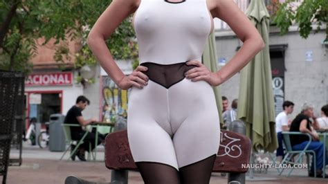 Revealing Catsuit Camel Toe In Public Thumbzilla