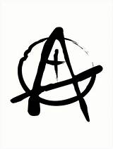 Anarchist Anarchy Freehand sketch template