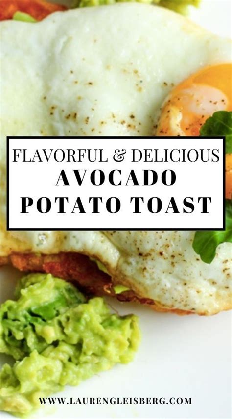 avocado potato toast recipe  paleo friendly lauren