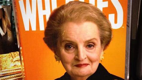 madeleine albright on a box of wheaties