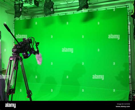 green screen film set  res stock photography  images alamy