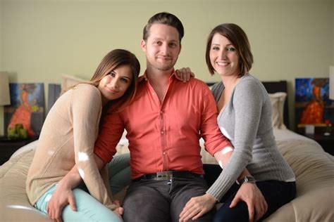 british man who lives with two girlfriends becomes a dad with both