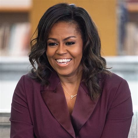 michelle obama shows   natural beauty   birthday selfie