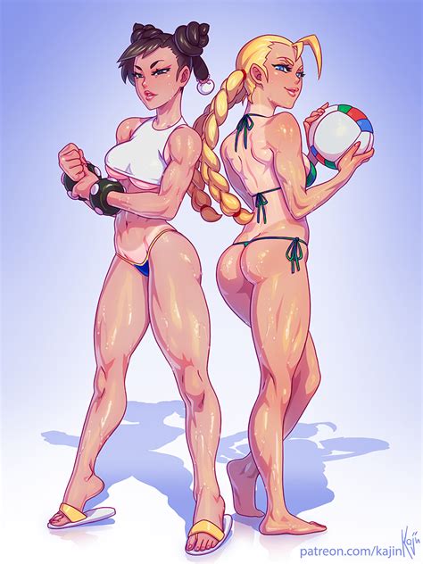 cammy and chun li double teaming guile queencomplex [street fighter] the rule 34