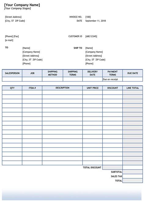 editable order form template word