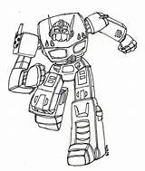Transformers Supreme Optimus sketch template