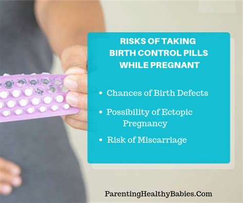 Must Know Risks Of Taking Birth Control Pills While Pregnant