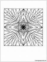 Star Mandala Pages Coloring sketch template