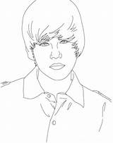 Bieber Justin Coloring Pages Printable Books Popular sketch template