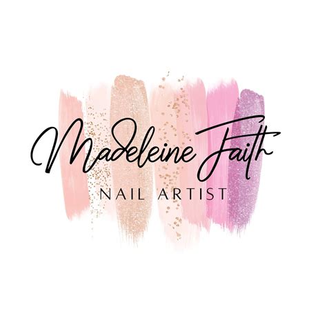 nail artist beauty makeup logo design logotipo de nail salon etsy
