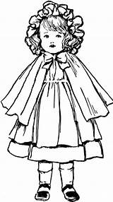Doll Clipart Clip Porcelain Drawing Etc Girl Little Tiff Resolution Usf Edu Small Getdrawings Medium Original Clipground sketch template