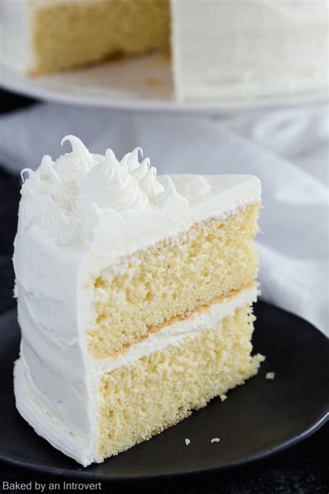 basic vanilla cake foodandcake