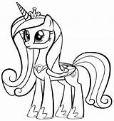 Pony Little Cadence Coloring Pages Bubakids Cartoon sketch template
