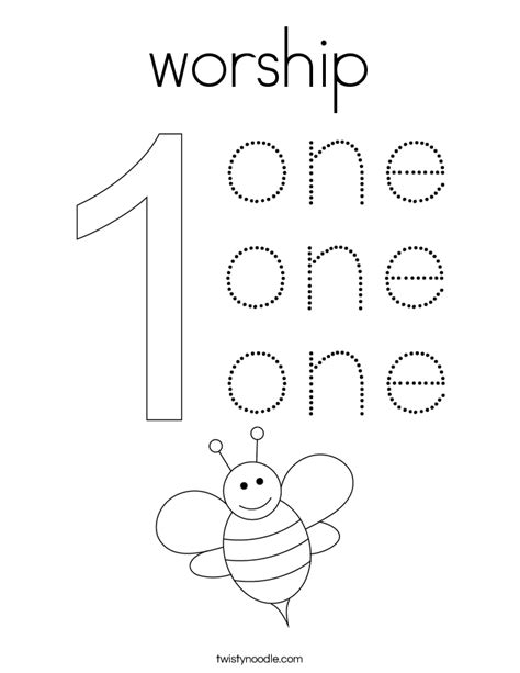 worship coloring page twisty noodle