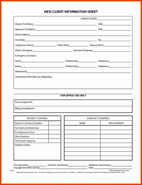 customer information sheet template sampletemplatess sampletemplatess
