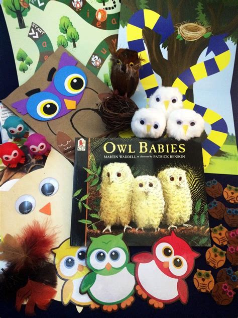 fun  educational activities based   book owl babies  martin