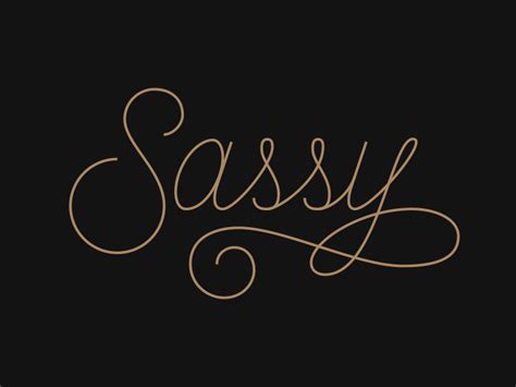 sassy by chad riedel on dribbble