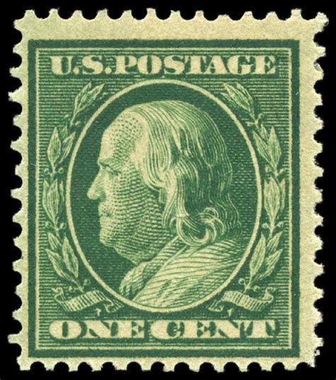 find     postage stamps cent franklin benjamin