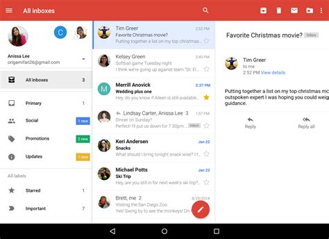 apk  gmail update brings  unified inbox   searching talkandroidcom