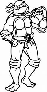 Ninja Coloring Pages Raphael Turtles Turtle Teenage Getdrawings Mutant sketch template