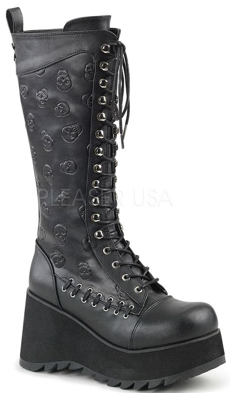 demonia scene 107 vegan leather boots gothic boots boots