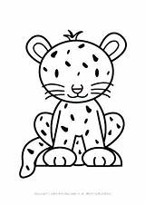 Colouring Cheetah Coloring Pages Cub Printable Getcolorings Cheetahs Animals Village Activity Explore sketch template