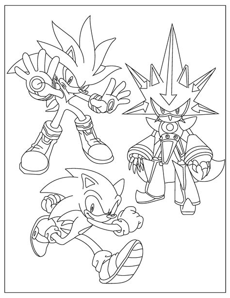 sonic coloring pages  kids  love  pdfs verbnow