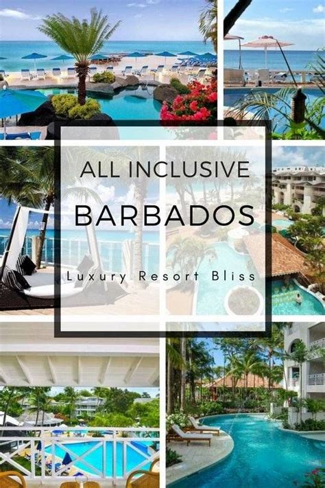 Top All Inclusive Resorts Barbados 2023 In 2023 Barbados All