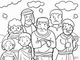 Coloring Israelites Moses Pages Against Grumbled Printable Drawing sketch template