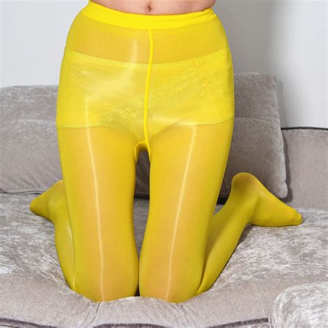 sexy 70d oil glossy skirt stockings pantyhose shiny satin shape