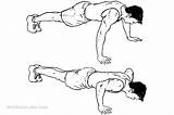 Workoutlabs Pushups Pushup Triceps Calistenia sketch template