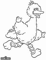 Bird Big Coloring Pages Street Sesame Printable Clipart Color Elmo Birds Sheets Grover Google Clip Birthday Print Kids Search Getcolorings sketch template