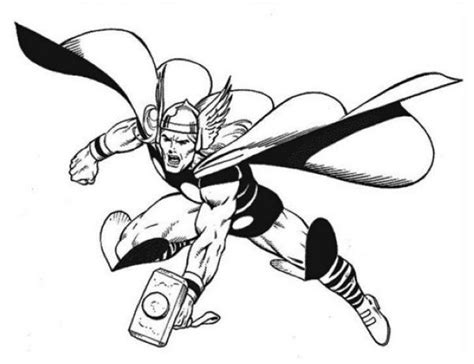 thor coloring pages   coloring sheets superhero
