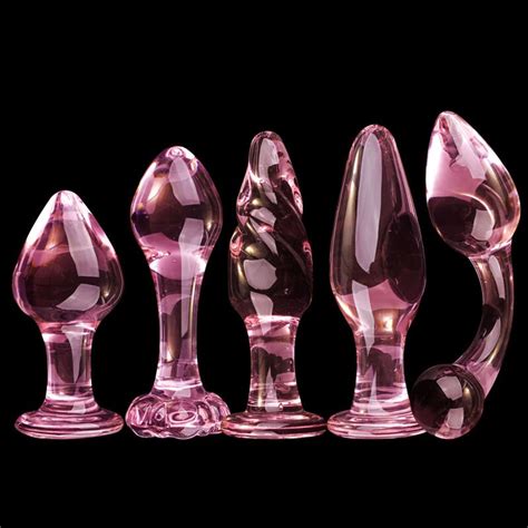 Dingye Anal Sex Toy Butt Plug Glass Dildo Anal Sex Product For Women
