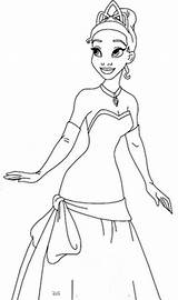 Princess Tiana Coloring Pages Getdrawings sketch template