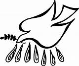 Holy Dove Spirit Clip Clipart Catholic Clipartpanda Gifts sketch template