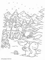 Coloring Pages Christmas Preschoolers Holidays Printable sketch template
