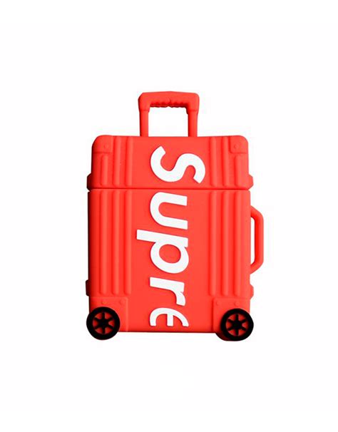 airpods case supreme bag red tribeka store