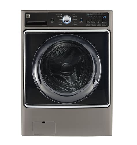 kenmore elite   cu ft smart front load washer  accela wash silver ebay
