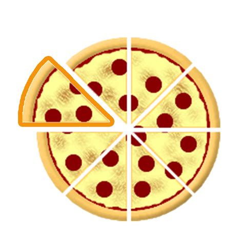 fractions clipart represented picture  fractions clipart represented