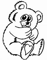 Bear Teddy Coloring Cartoon Pages Cute Face Printable Clip Drawing Clipart Cliparts Bears Kids Clipartbest Book Colouring Sheets Print Library sketch template