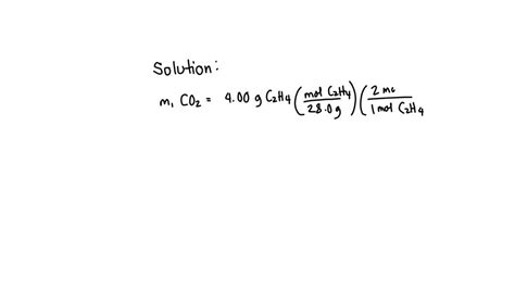 solved    ch molar mass  gmol reacts  unlimited oxygen