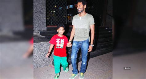 Prabhu Deva Is Seen Here With His Son From His Estranged Partner Latha